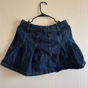 Shoe Dazzle Dark Blue Skater Skirt